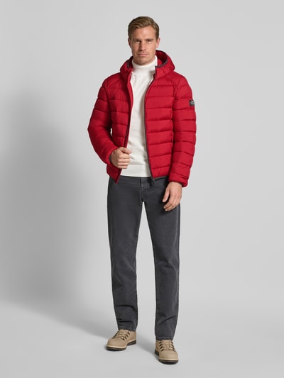 ECOALF Steppjacke mit Zweiwege-Reißverschluss Modell 'ASPENALF' Rot 1