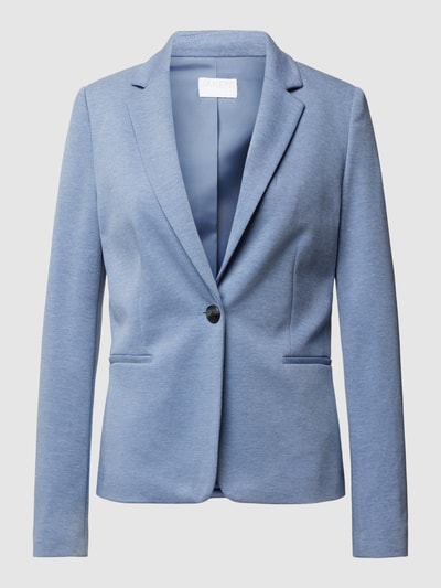 Jake*s Collection Blazer met effen design en tweewegsritssluiting Jeansblauw - 2