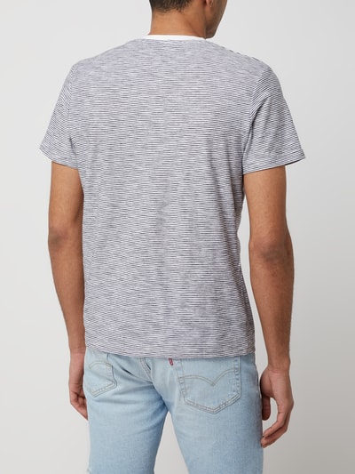 Tom Tailor T-Shirt mit Streifenmuster Weiss 5