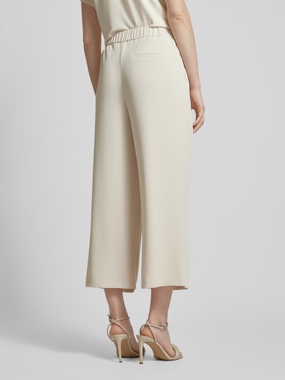Jake*s Collection Wide Leg Culotte mit Bundfalten Ecru 5