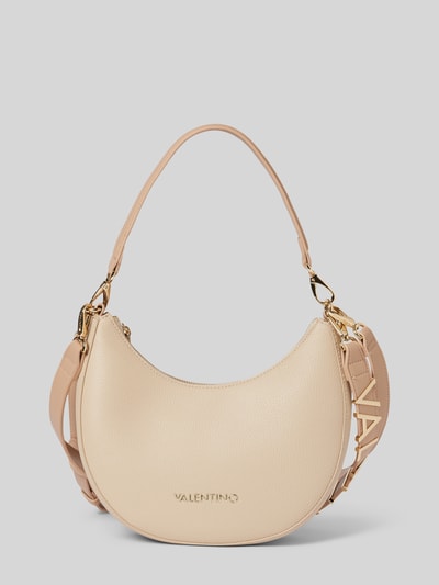 VALENTINO BAGS Handtas met labelapplicatie, model 'ALEXIA' Ecru - 1