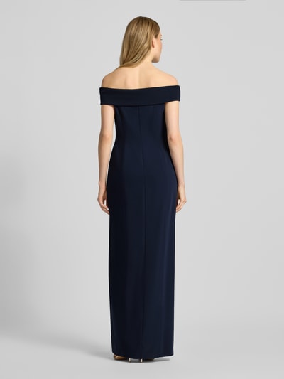 Lauren Ralph Lauren Abendkleid mit Carmen-Ausschnitt Marine 5