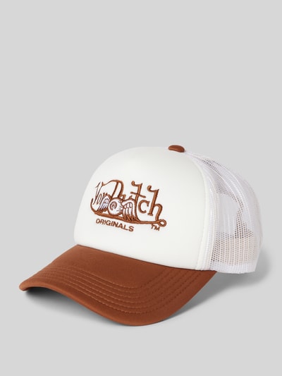 Von Dutch Czapka z daszkiem i wyhaftowanym logo model ‘SORO’ Biały 1