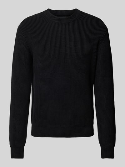 Replay Strickpullover mit Label-Detail Black 2