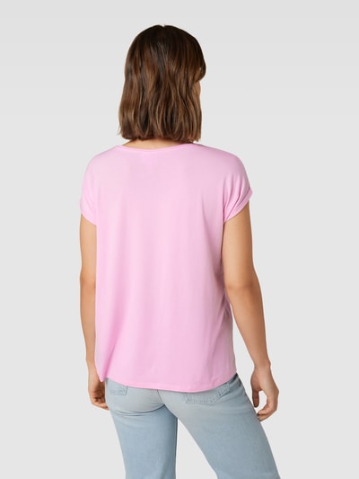 Vero Moda T-shirt met ronde hals, model 'PLAIN' Lichtroze - 5