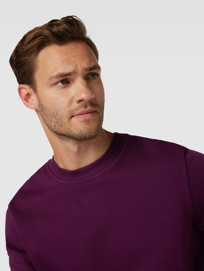 MCNEAL Sweatshirt mit Rundhalsausschnitt Aubergine 3