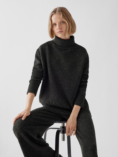 Joseph Pullover mit Effektgarn Schwarz 6