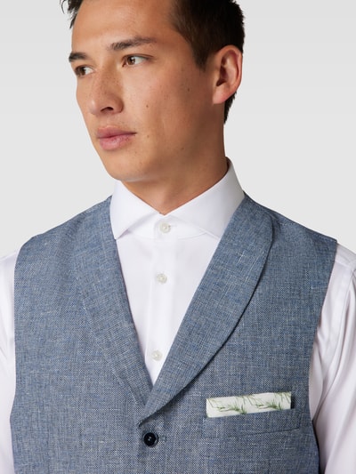 Carl Gross Sakko mit Anstecknadel Modell 'Shelby' Hellblau 3