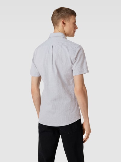 Lindbergh Slim fit vrijetijdsoverhemd met streepmotief Mintgroen - 5