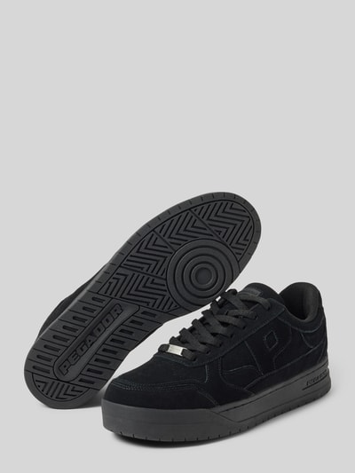 Pegador Ledersneaker mit Label-Applikation Modell 'PULSE LOW' Black 4