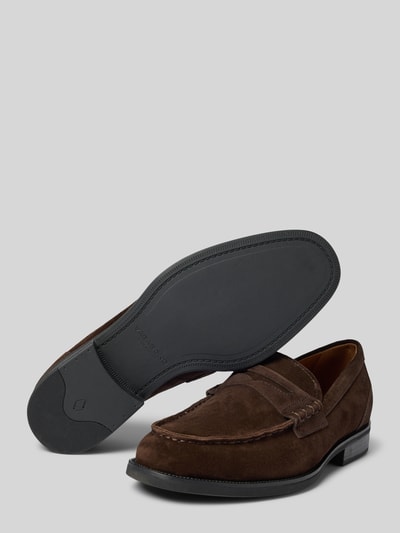 Vagabond Loafers mit Label-Detail Modell 'MARIO' Dunkelbraun 4