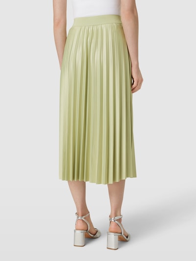 Vila Spódnica plisowana z elastycznym pasem Limonkowy 5
