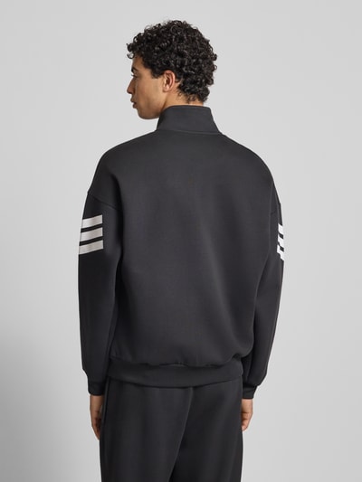 adidas Sportswear Regular Fit Sweatjacke mit Stehkragen Black 5