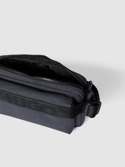 HUGO Schoudertas met merkopschrift, model 'Jayden Waistbelt' Zwart - 4