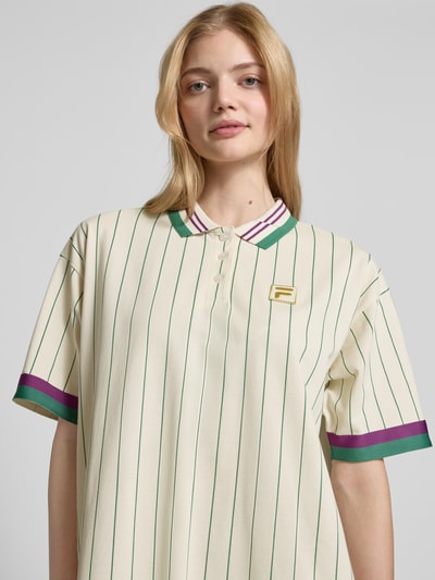 FILA Knielange jurk met polokraag, model 'LAVINIA' Ecru - 3