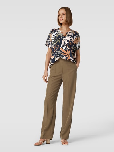 Betty Barclay Blusenshirt mit Allover-Muster Marine 1