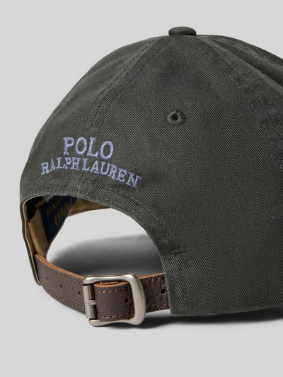 Polo Ralph Lauren Baseballpet met labeldetail Antraciet - 3