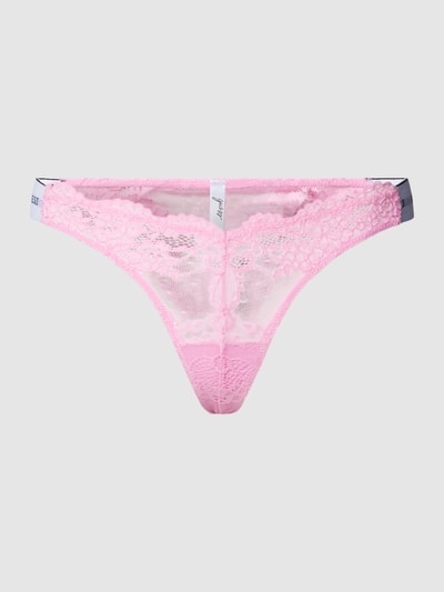 Guess String mit Spitzenbesatz Rosa 1