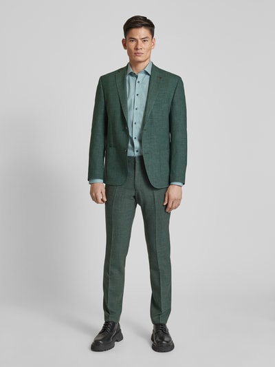 Roy Robson Slim fit colbert met structuurmotief Groen - 1