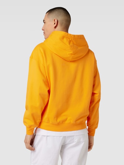 Colorful Standard Bluza z kapturem o kroju oversized z bawełny ekologicznej Pomarańczowy 5
