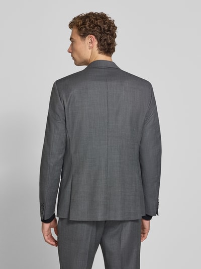 bugatti regular fit colbert van scheerwolmix Donkergrijs - 5