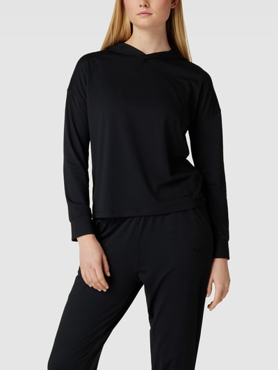 Roxy Bluza z kapturem i wyhaftowanym logo model ‘NATURALLY ACTIVE HOODIE’ Czarny 4