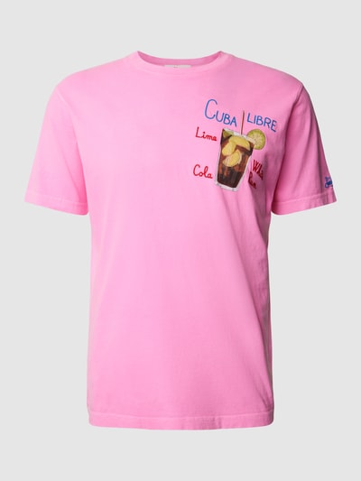 MC2 Saint Barth T-Shirt mit Motiv-Print Pink 1