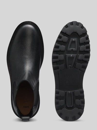 BOSS Chelsea boots van echt runderleer Zwart - 4