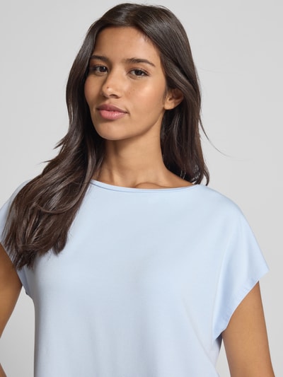 Someday T-Shirt mit Kappärmeln Modell 'Kamie' Bleu 3