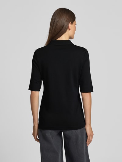 Christian Berg Woman Poloshirt met korte knoopsluiting Zwart - 5