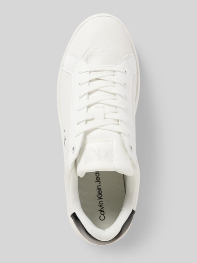 Calvin Klein Jeans Sneaker mit Schnürverschluss Weiss 3