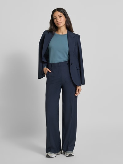 MM Bluzka z długim rękawem o kroju slim fit z mieszanki bawełny model ‘CRIS’ Jasnoniebieski 1