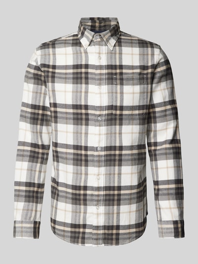 Jack & Jones Premium Slim fit vrijetijdsoverhemd met button-downkraag, model 'BLUNORRIS' Middengrijs - 2