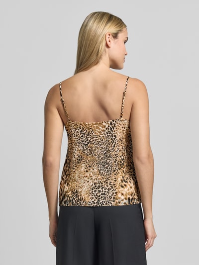 GUESS Regular Fit Top mit Viskose-Anteil Modell 'DANIELLE' Hellbraun 5