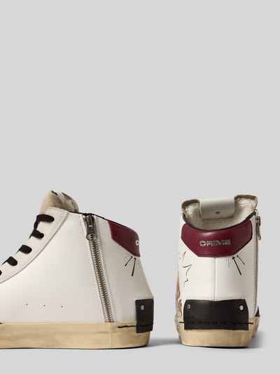 Crime London Sneaker mit Label-Detail Weiss 2