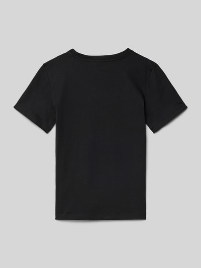 Calvin Klein Jeans T-Shirt mit Label-Print Black 3