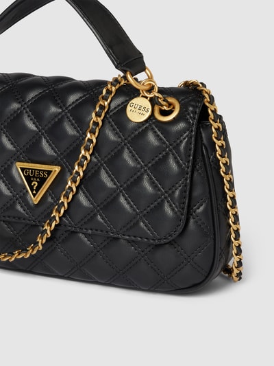 GUESS Handtasche mit Steppnähten Modell 'GIULLY' Black 3