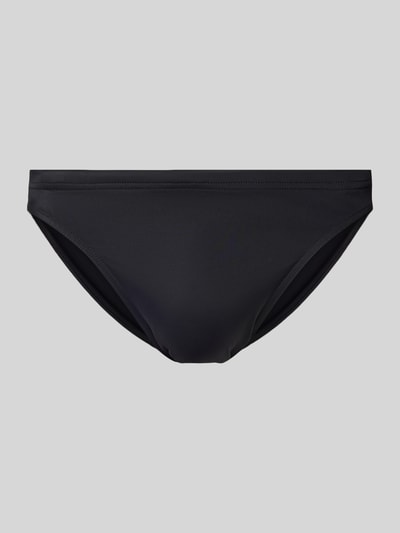 HOM Badehose in unifarbenem Design Modell 'SEA LIFE' Black 1