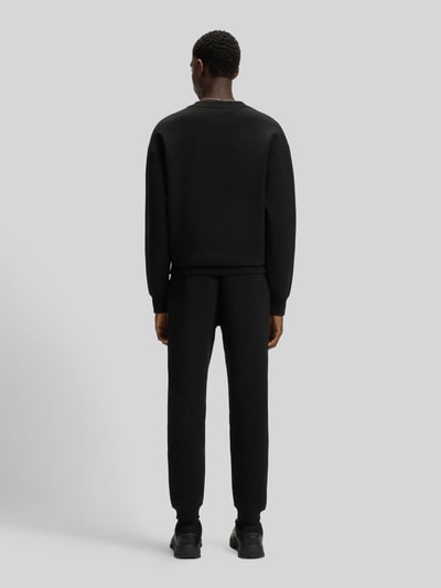 HUGO Relaxed Fit Sweatshirt aus Baumwoll-Mix Modell 'DETTIL' Black 5