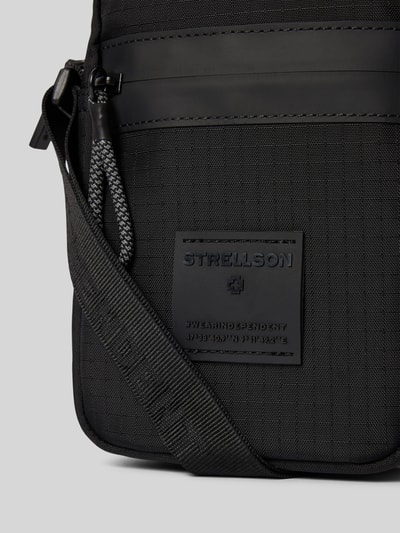 Strellson Torba na ramię z naszywką z logo model ‘clint’ Czarny 3