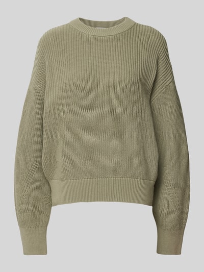 Jake*s Casual Sweter z dzianiny z raglanowymi rękawami Trzcinowy 2