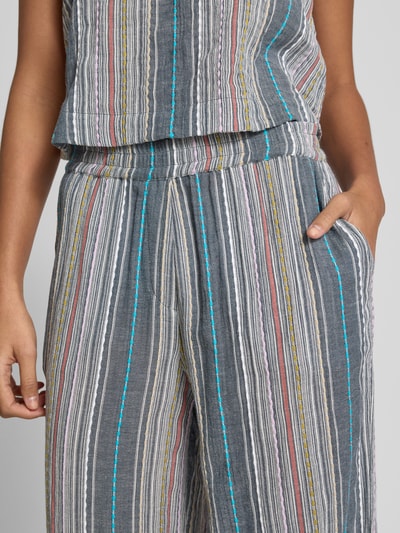 JAKE*S STUDIO WOMAN Hose mit Eingrifftaschen und elastischem Bund Eisblau 3