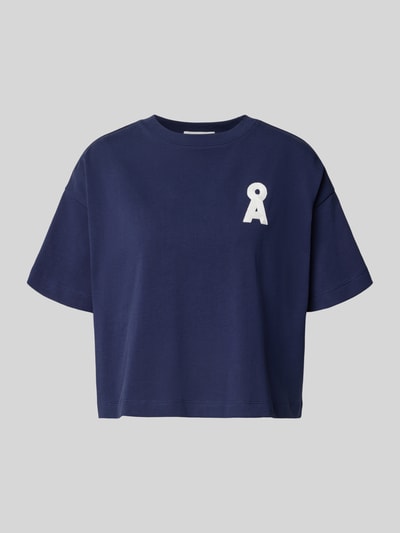 ARMEDANGELS Loose fit T-shirt van pure biologisch katoen model 'ALBERTARAA' Marineblauw - 2