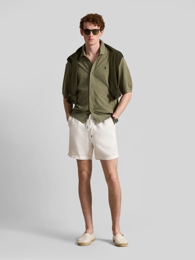 Polo Ralph Lauren Regular Fit Freizeithemd aus reiner Baumwolle Oliv 1