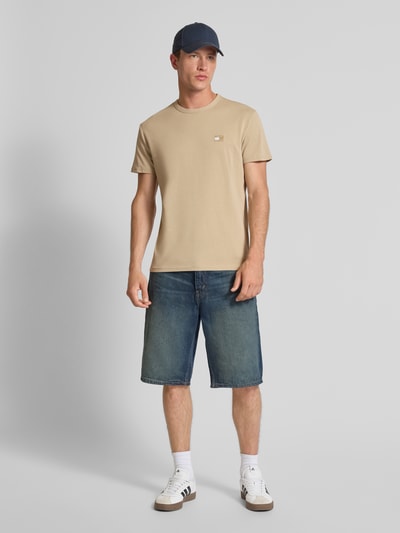 Tommy Jeans Regular fit T-shirt van puur katoen Beige - 1