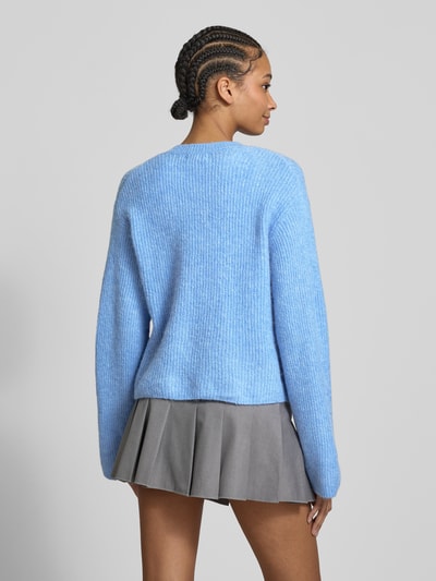Gina Tricot Cardigan mit Schnürverschluss Hellblau 5