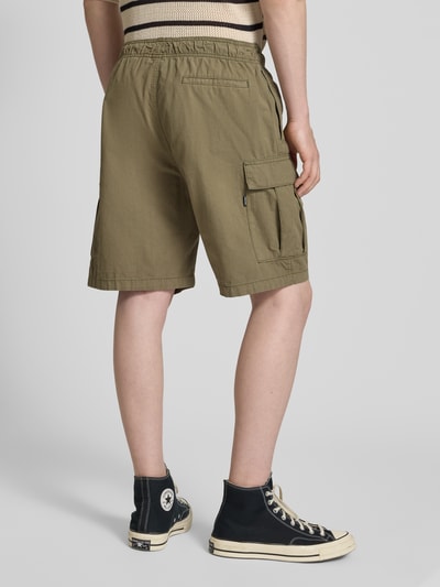 REVIEW Cargoshorts mit elastischem Bund Oliv 5