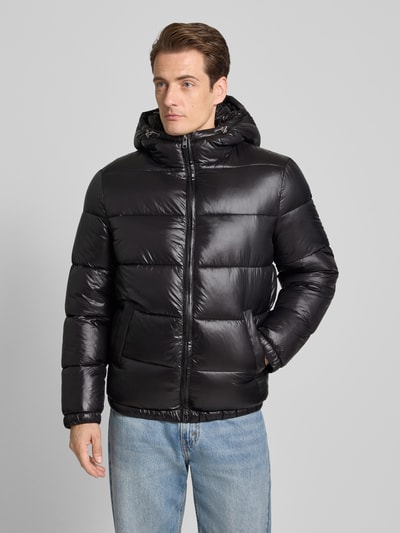 MCNEAL Kurtka pikowana z zamkiem błyskawicznym i wpuszczanymi kieszeniami Metaliczny czarny 4