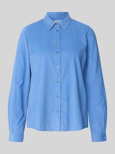 Marc O'Polo Regular fit overhemdblouse van een mix van katoen en lyocell Lichtblauw - 2