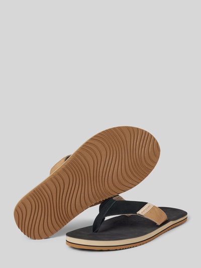 Rip Curl Teenslippers met labeldetail, model 'OXFORD' Zwart - 3